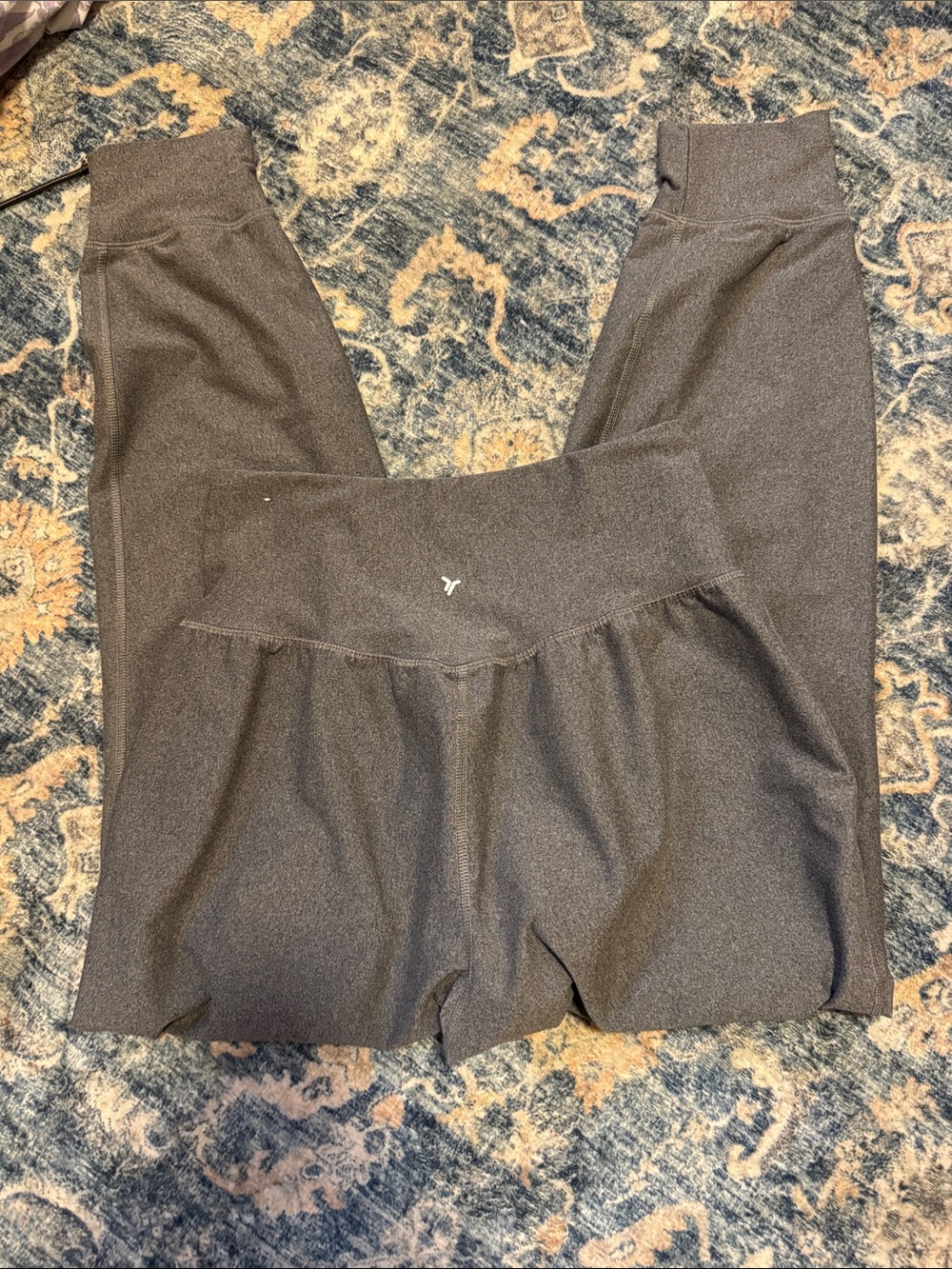 Old Navy Gray High-Waist Track Pants Joggers
